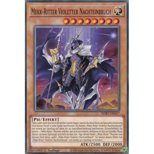 Mekk-Ritter Violetter Nachteinbruch SDBT-DE017
