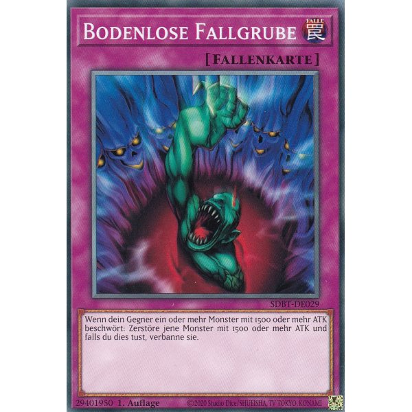 Bodenlose Fallgrube SDBT-DE029