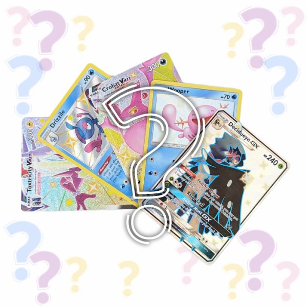 5 unterschiedliche Shiny Karten (englisch)