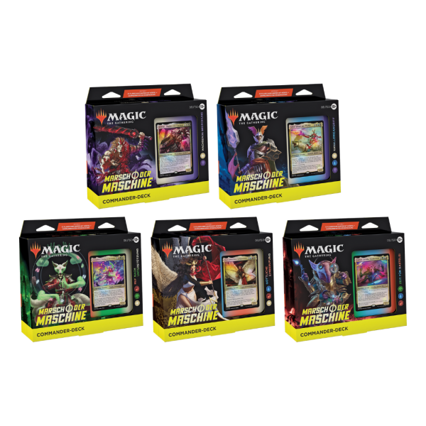 Marsch der Maschine Commander Decks (alle 5, deutsch)