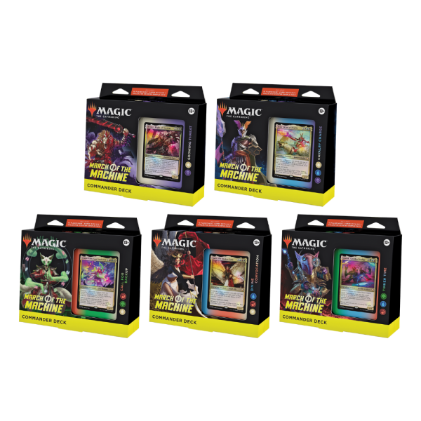 March of the Machine Commander Decks (alle 5, englisch)
