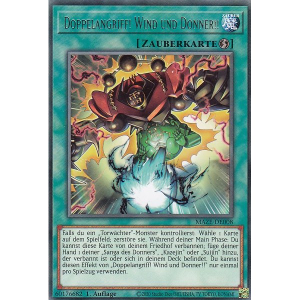 Doppelangriff! Wind und Donner!! MAZE-DE008