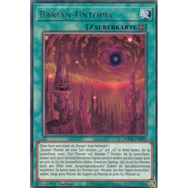 Barian-Untopia MAZE-DE022
