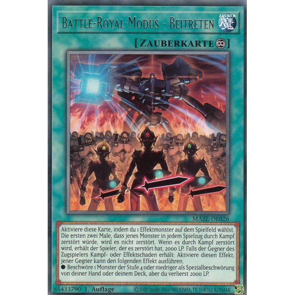 Battle-Royal-Modus &ndash; Beitreten MAZE-DE026