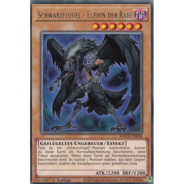 Schwarzfl&uuml;gel &ndash; Elphin der Rabe MAZE-DE038