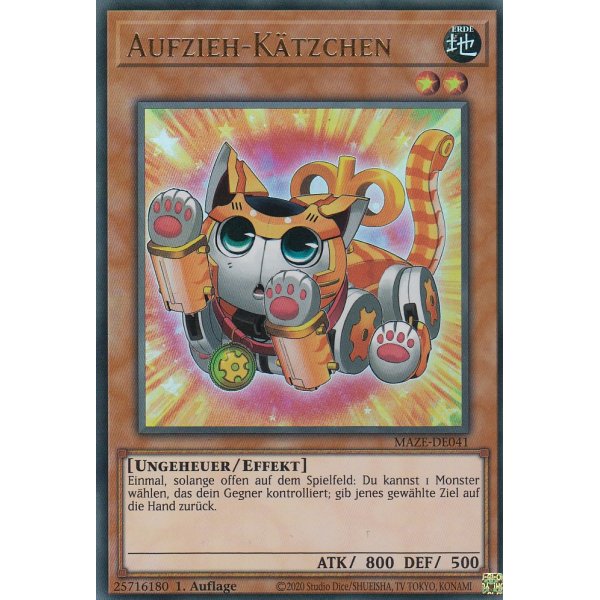 Aufzieh-K&auml;tzchen MAZE-DE041