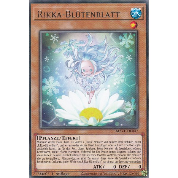 Rikka-Bl&uuml;tenblatt MAZE-DE047