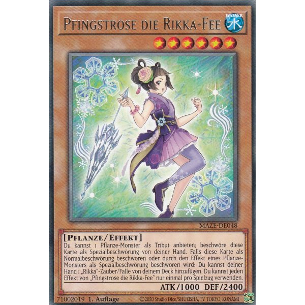 Pfingstrose die Rikka-Fee MAZE-DE048