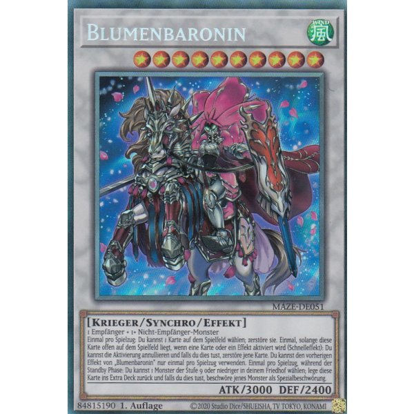 Blumenbaronin (Collector Rare) MAZE-DE051-Collector-Rare