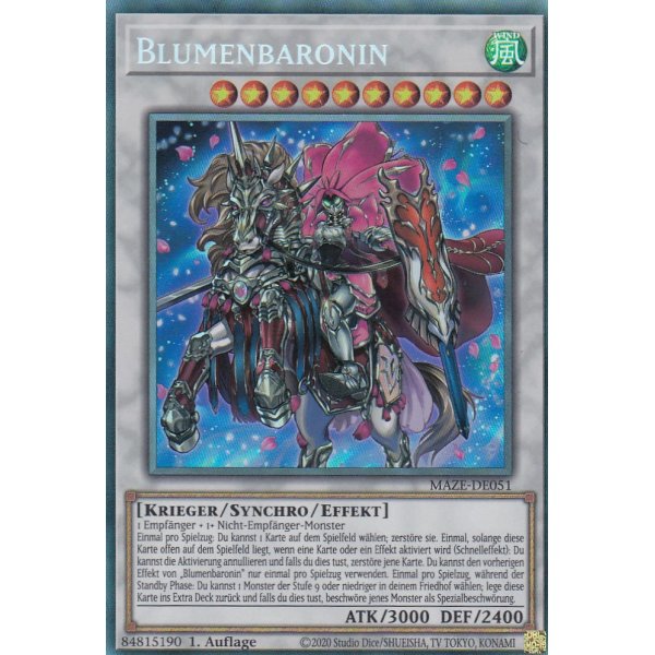 Blumenbaronin (Collector Rare) MAZE-DE051-Collector-Rare