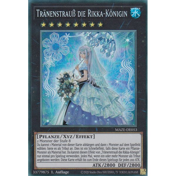 Tr&auml;nenstrau&szlig; die Rikka-K&ouml;nigin (Collector Rare) MAZE-DE053-Collector-Rare