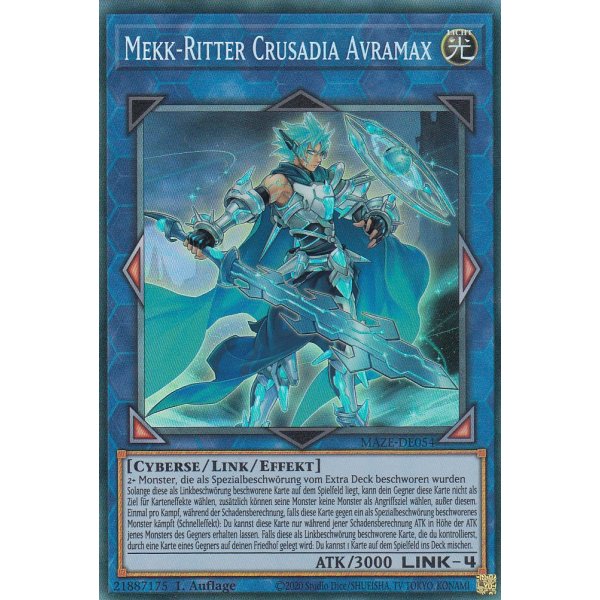 Mekk-Ritter Crusadia Avramax (Collector Rare) MAZE-DE054-Collector-Rare