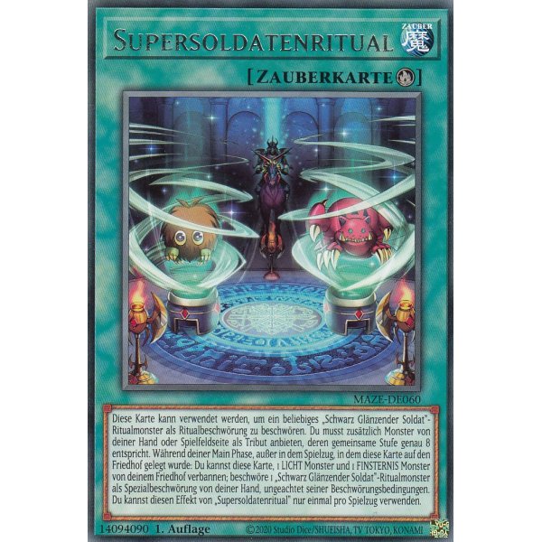 Supersoldatenritual MAZE-DE060