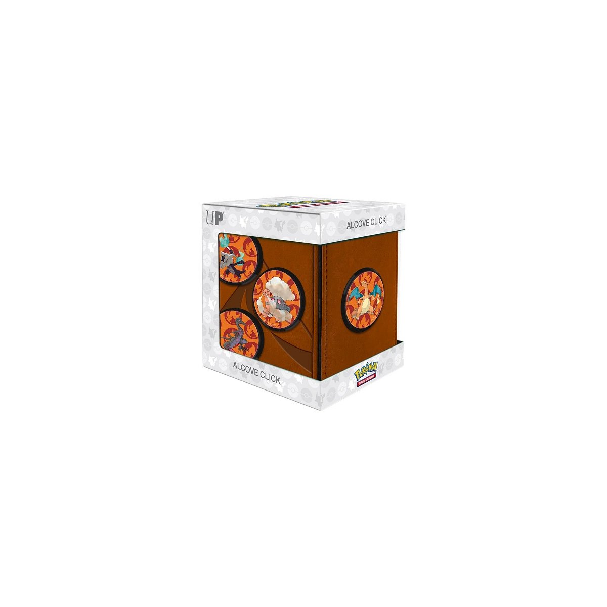 Paldea Alcove Click Deck Box Pokémon – Contiene 100 Carte, Con 4 Badge Magnetici (Sprigatito, Fuecoco, Quaxly, Tinkatink) - 4