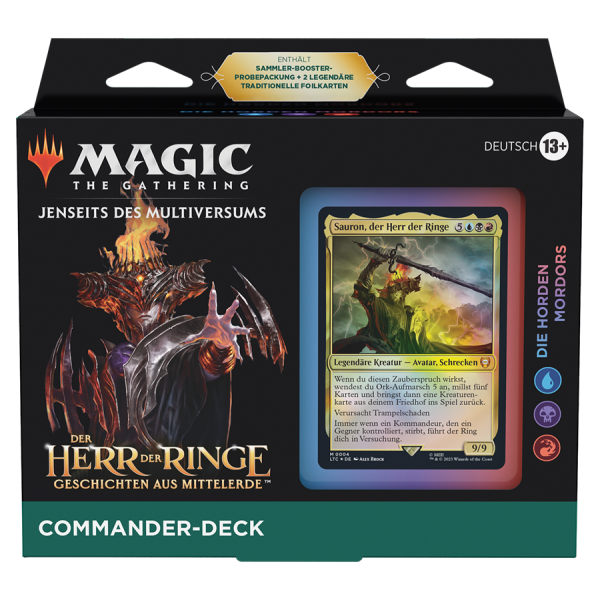 Der Herr der Ringe: Geschichten aus Mittelerde Commander Deck - Die Horden Mordors (deutsch)