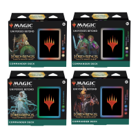 The Lord of the Rings: Tales of Middle-earth Commander Decks (alle 4, englisch) VORVERKAUF