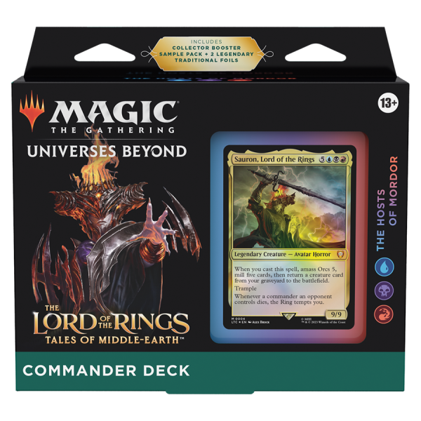 The Lord of the Rings: Tales of Middle-earth Commander Deck - The Hosts of Mordor (englisch)