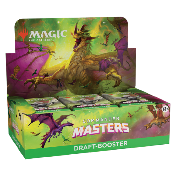 Commander Masters Draft Booster Display (24 Packs, deutsch)