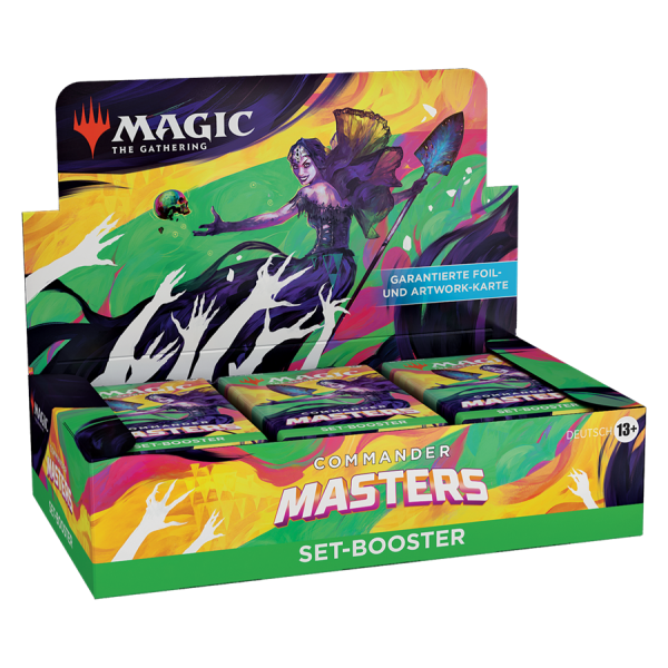 Commander Masters Set Booster Display (24 Packs, deutsch)