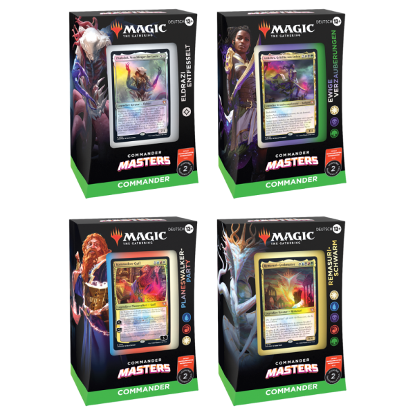 Commander Masters Commander Decks (alle 4, deutsch)