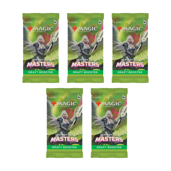 Commander Masters Draft Booster (5 St&uuml;ck, englisch)