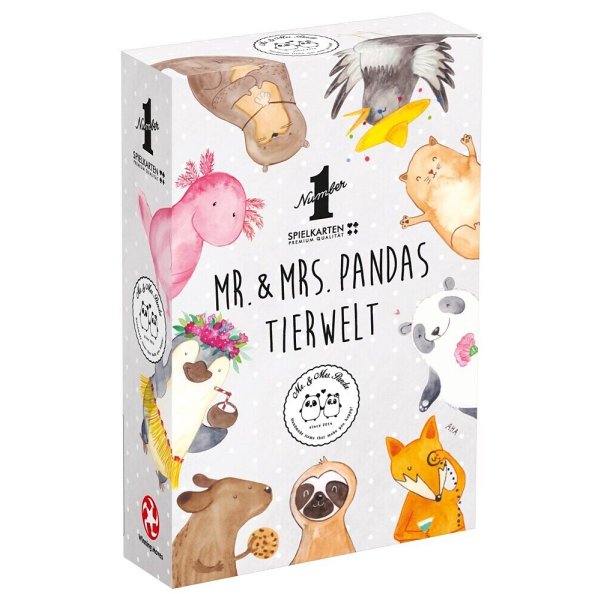 Mr. und Mrs. Panda Tierwelt Nr. 1 Spielkarten