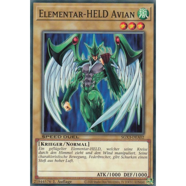 Elementar-HELD Avian SGX3-DEA02