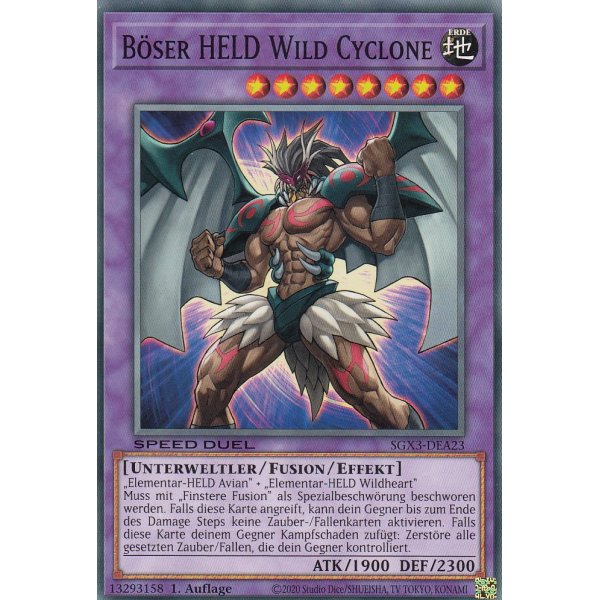 B&Ouml;SER HELD Wild Cyclone SGX3-DEA23