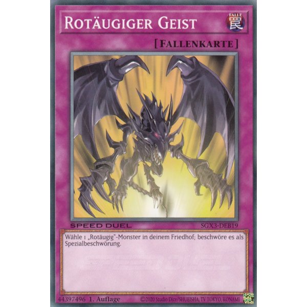 Rot&auml;ugiger Geist SGX3-DEB19