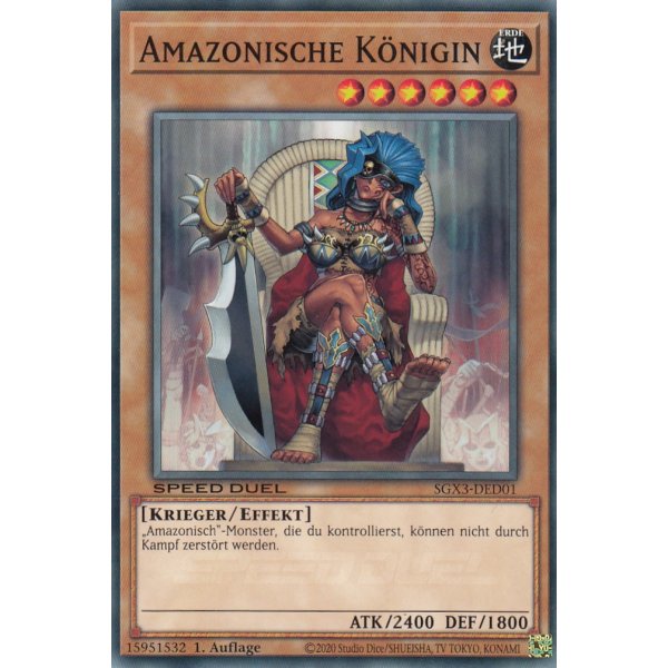 Amazonische K&ouml;nigin SGX3-DED01