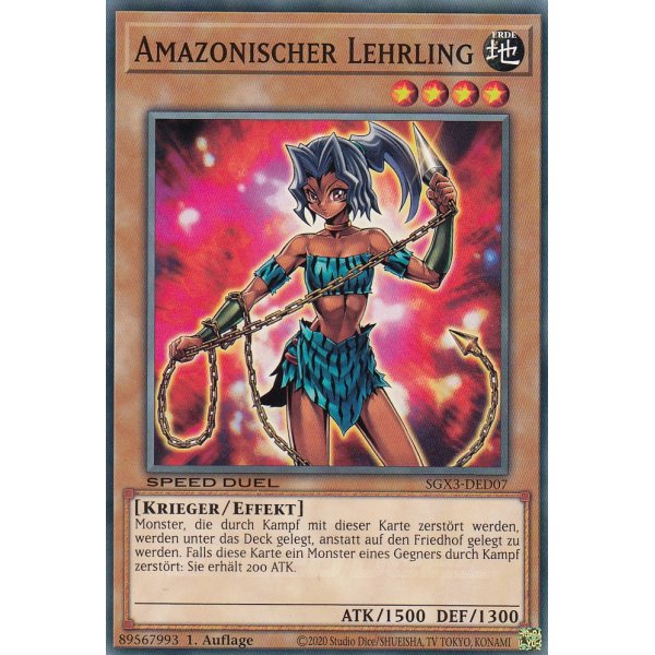 Amazonischer Lehrling SGX3-DED07