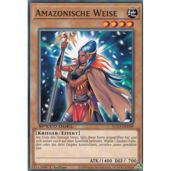 Amazonische Weise SGX3-DED08