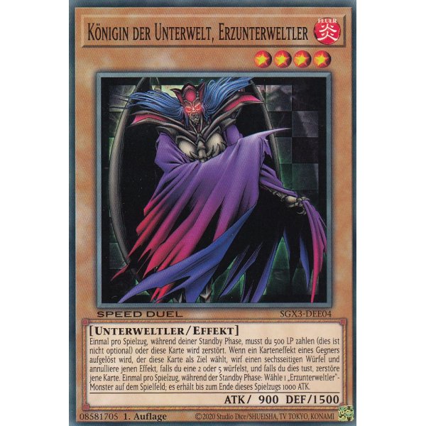 K&ouml;nigin der Unterwelt, Erzunterweltler SGX3-DEE04