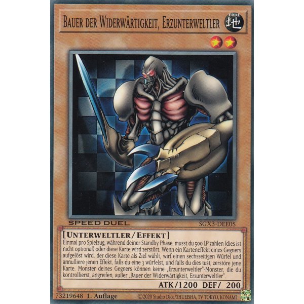 Bauer der Widerw&auml;rtigkeit, Erzunterweltler SGX3-DEE05