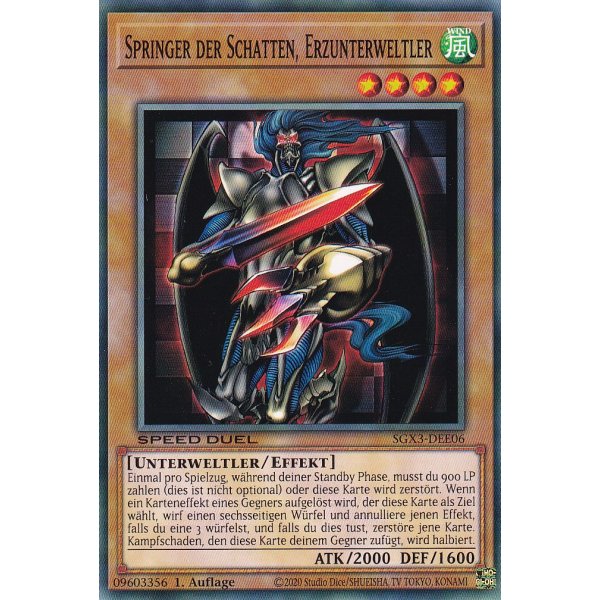 Springer der Schatten, Erzunterweltler SGX3-DEE06