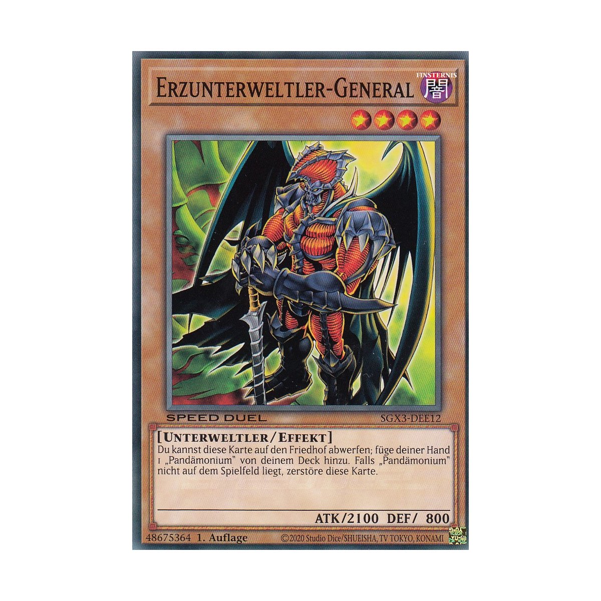 Speed Duel GX: Duelists of Shadows Box Erzunterweltler-General SGX3-DEE12 Speed Duel GX: Duelists of Shadows ... Speed Duel GX: Duelists of Shadows Box Erzunterweltler-General SGX3-DEE12 Speed Duel GX: Duelists of Shadows ...