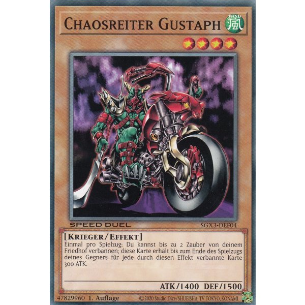 Chaosreiter Gustaph SGX3-DEF04