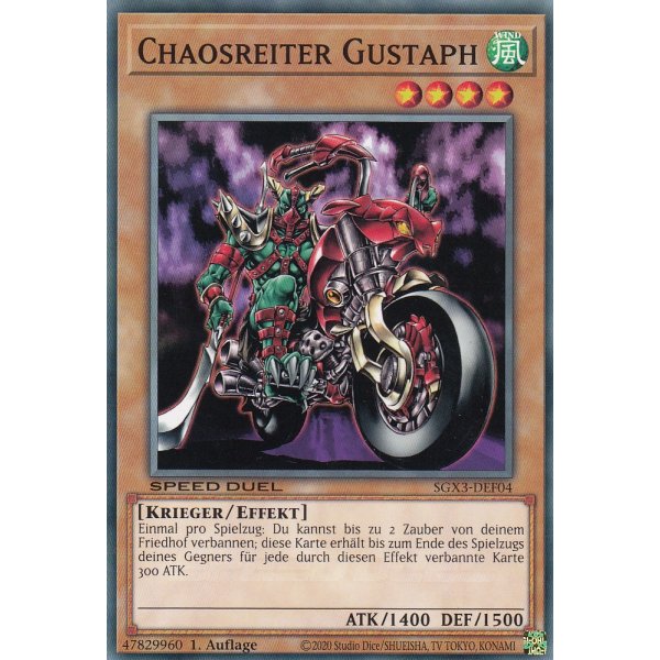 Chaosreiter Gustaph SGX3-DEF04