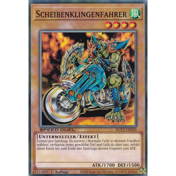 Scheibenklingenfahrer SGX3-DEF05
