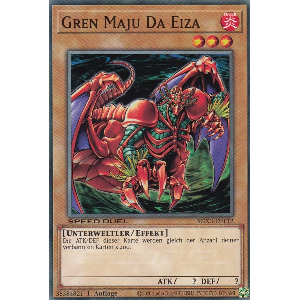 Gren Maju Da Eiza SGX3-DEF12
