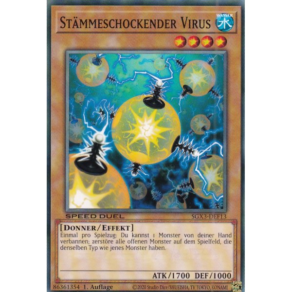 St&auml;mmeschockender Virus SGX3-DEF13