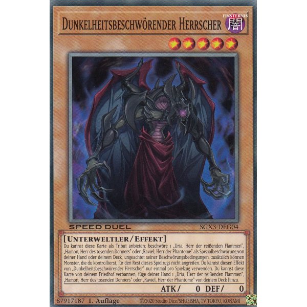 Dunkelheitsbeschw&ouml;render Herrscher SGX3-DEG04