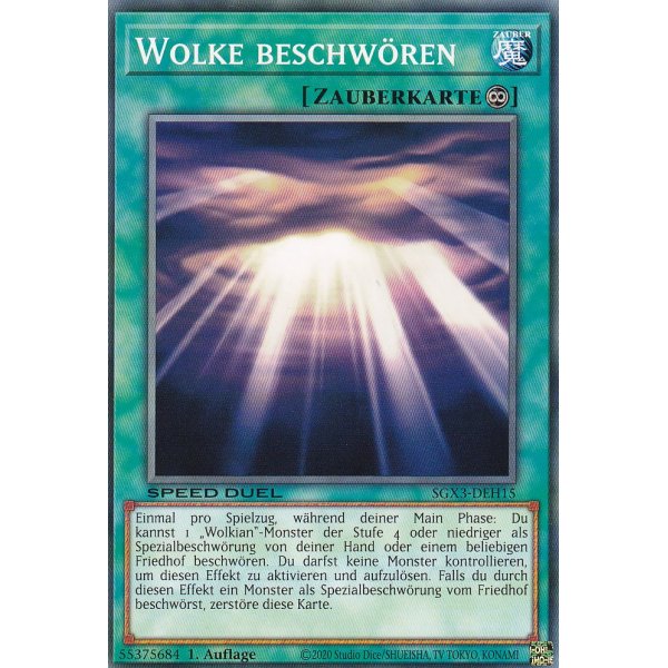 Wolke beschw&ouml;ren SGX3-DEH15