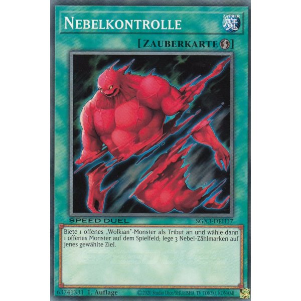 Nebelkontrolle SGX3-DEH17