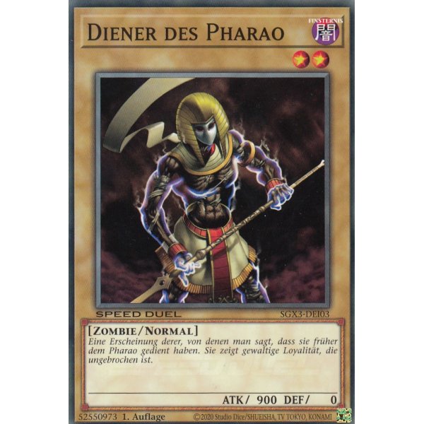 Diener des Pharao SGX3-DEI03