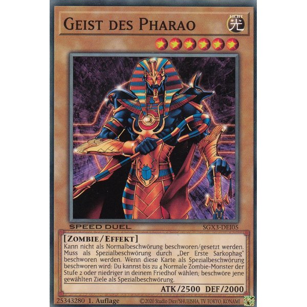 Geist des Pharao SGX3-DEI05