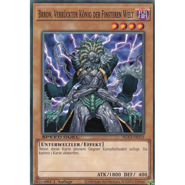 Brron, Verr&uuml;ckter K&ouml;nig der Finsteren Welt SGX3-DEI13