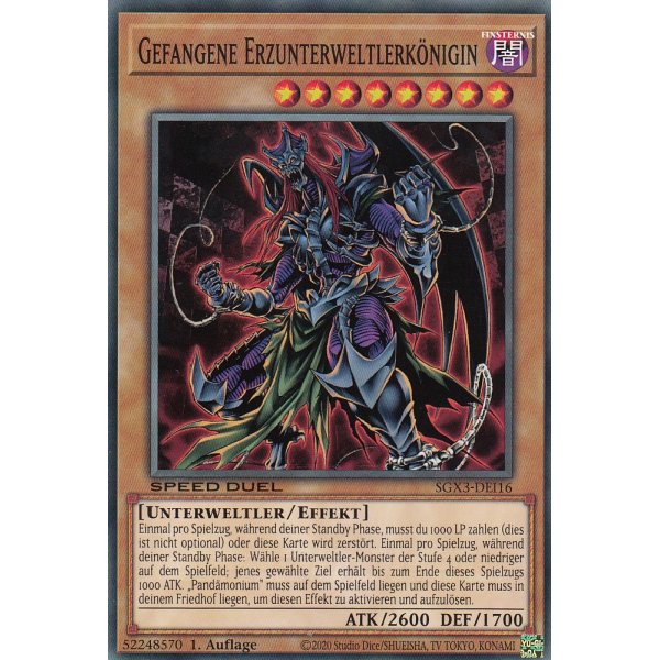 Gefangene Erzunterweltlerk&ouml;nigin SGX3-DEI16