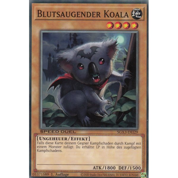 Blutsaugender Koala SGX3-DEI29