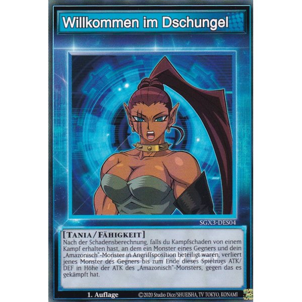 Willkommen im Dschungel SGX3-DES04